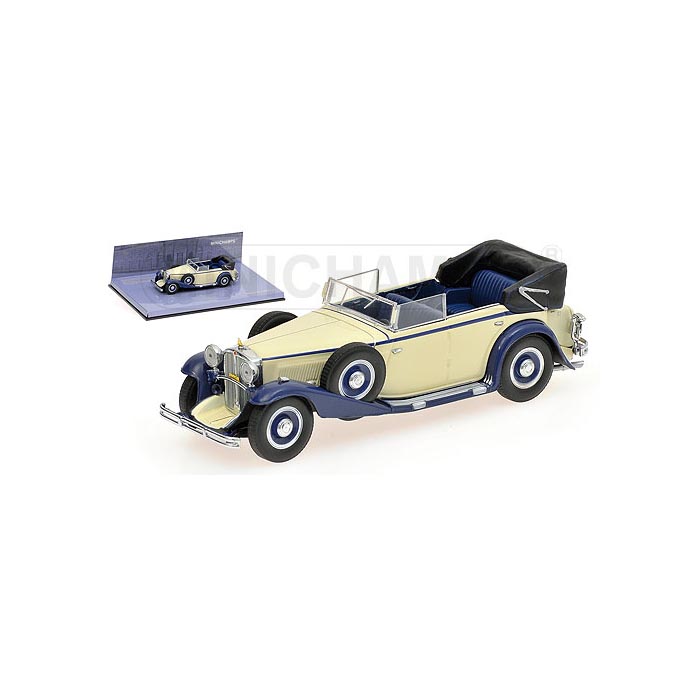 MAYBACH ZEPPELIN - 1932 - WHITE/BLUE 1:43