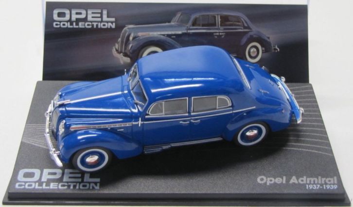 Opel Admiral 1937-1939 blue 1:43