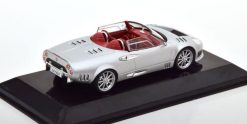 Alternative view of Spyker C12 Spyder 2008 silver 1:43