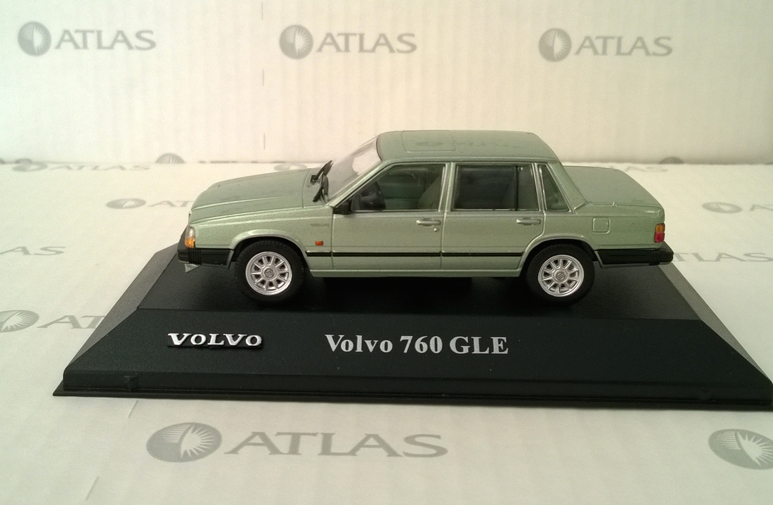 Volvo 760 GLE green metallic 1:43 - Image 3