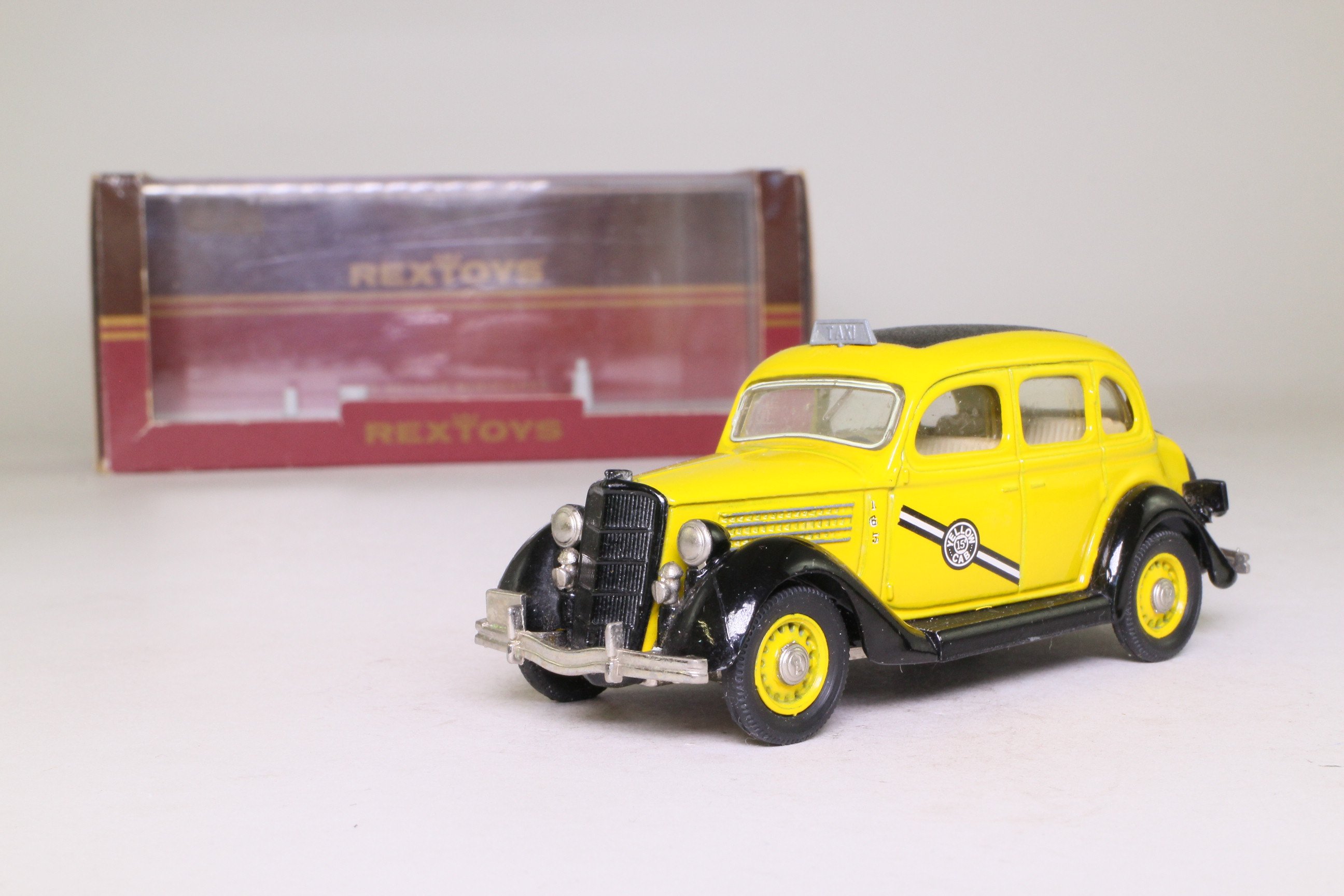 Details about  / REXTOYS Ford 1935 Touring Sedan Yellow Cab