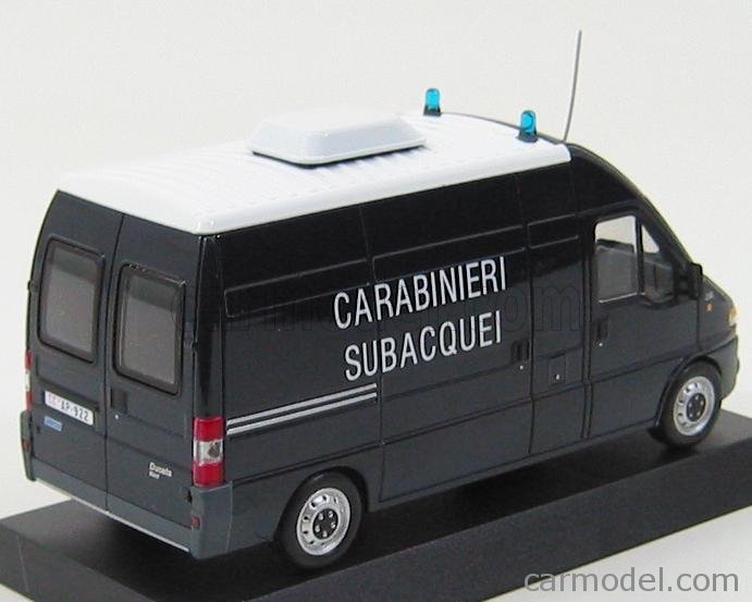 Fiat Ducato Subaquei Des Carabiniers - Miniature 1:43 De Agostini - Neuve Sous Blister