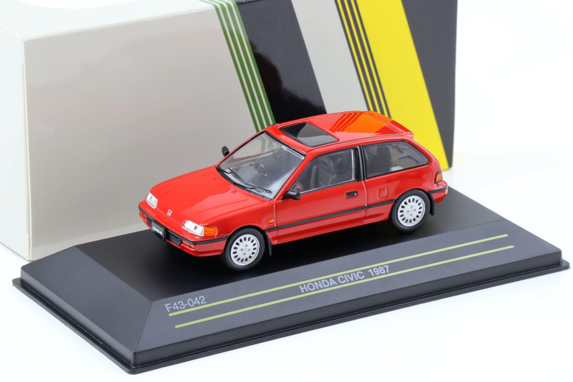Honda Civic 1987 red 1:43