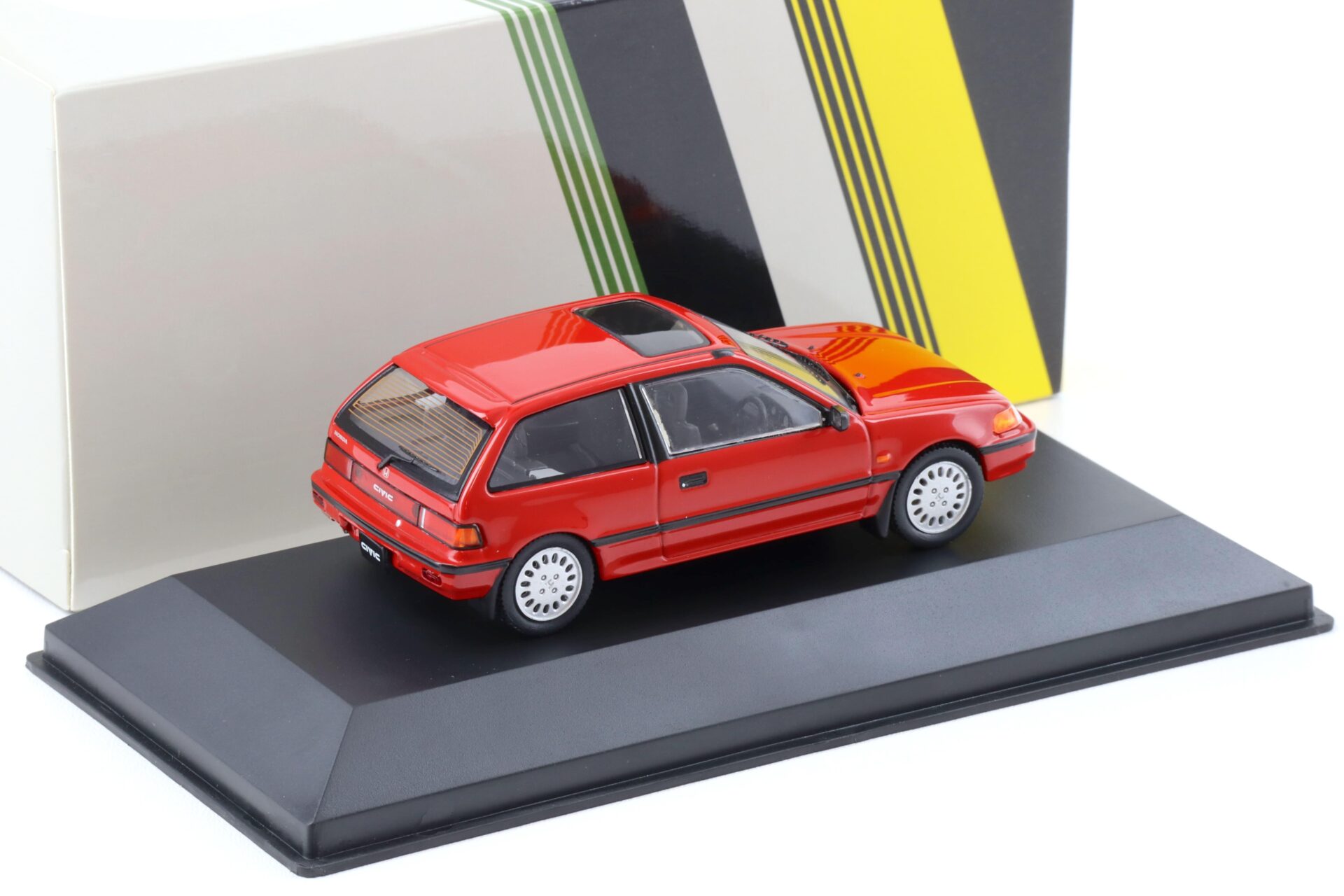 Honda Civic 1987 red 1:43 - Image 2