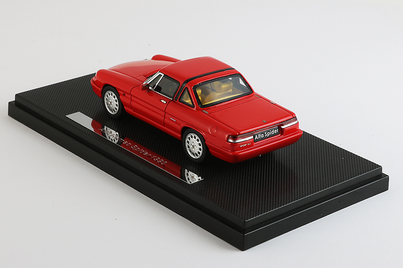 Alfa Romeo Spider serie 4 1990 Hardtop Rosso Alfa 1:43 - Image 2
