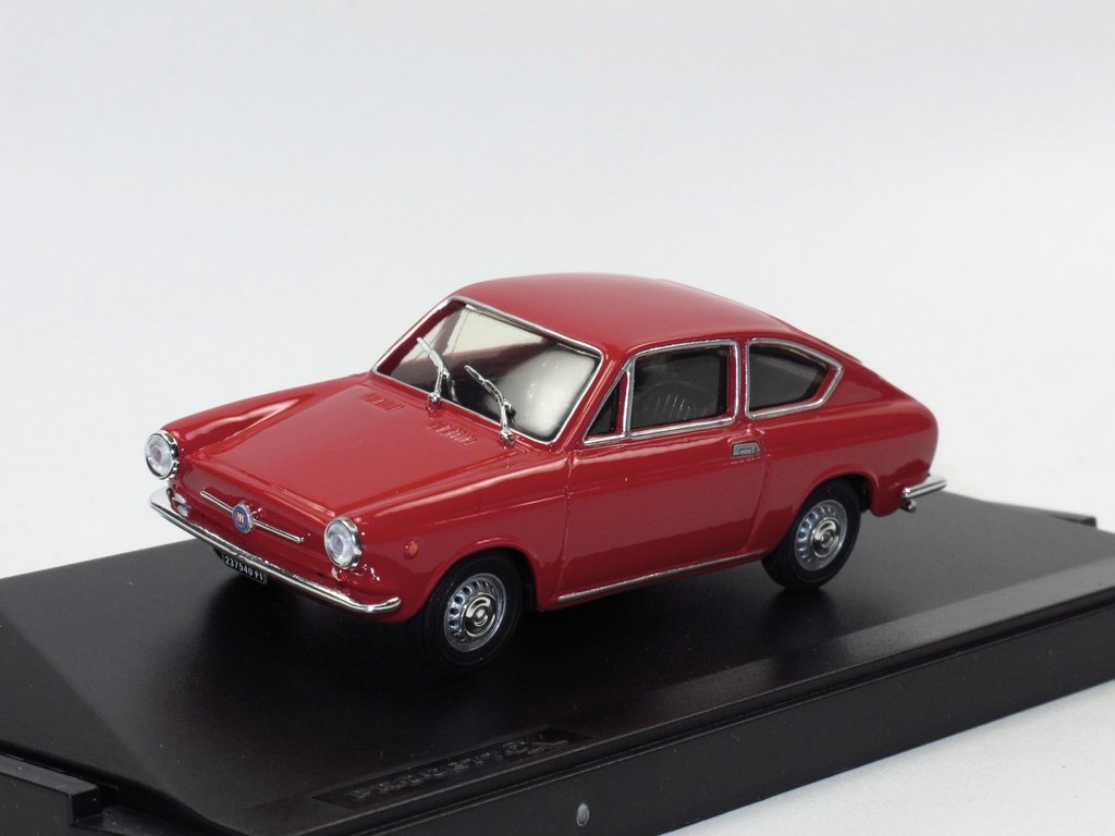 Fiat 850 coupe stradale 1965 red 1:43
