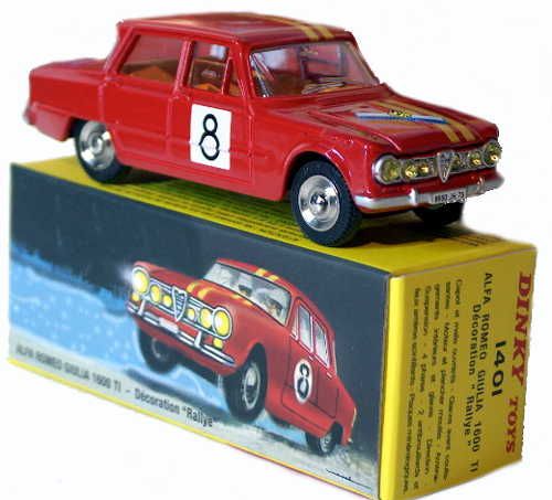 Alfa Romeo Giulia 1600 TI decoration Rallye #8 1:43 - Image 2