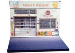 Simca diorama garage 'P. Duquesne' 1:43