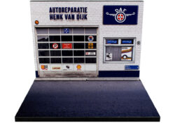 Daf diorama garage - Autoreparatie Henk van Dijk - 1:43