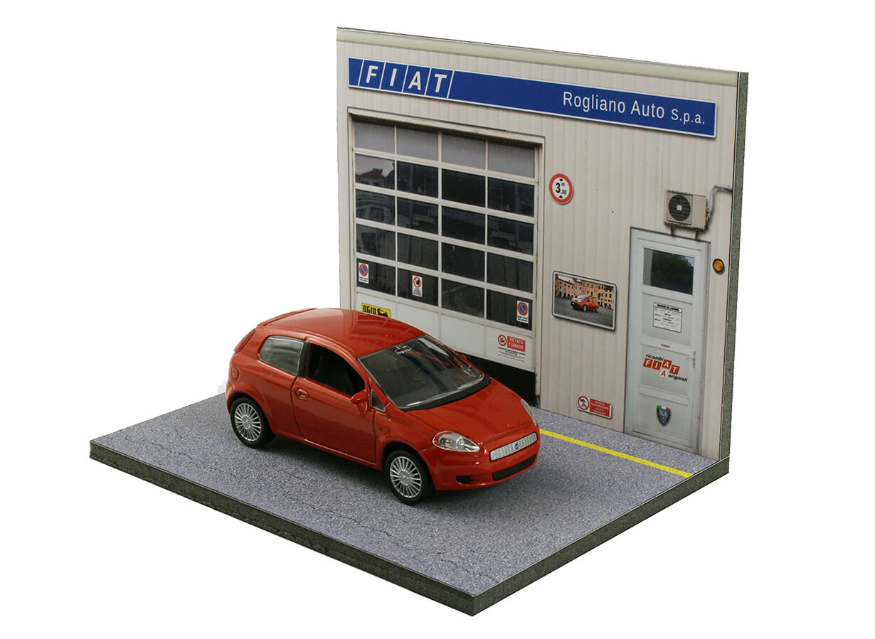Fiat diorama garage Fiat 'Rogliano Auto S.p.a.' 1:43 - Image 2