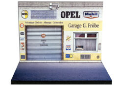 Opel diorama garage G. Fröbe  1:43