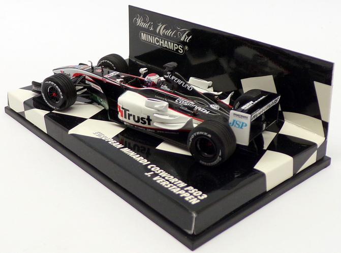 Minichamps 1/18 european minardi cosworth ps03 j.verstappen neuve - Modélisme
