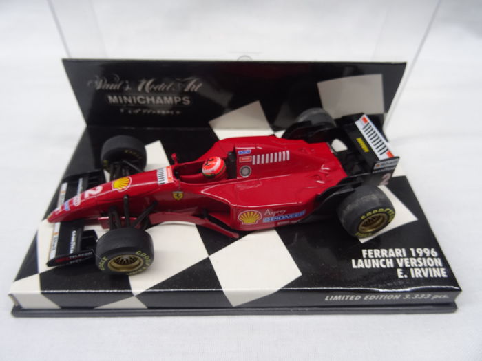 Minichamps 1:43 E. Irvine Ferrari F310 Lançamento Versão Fórmula