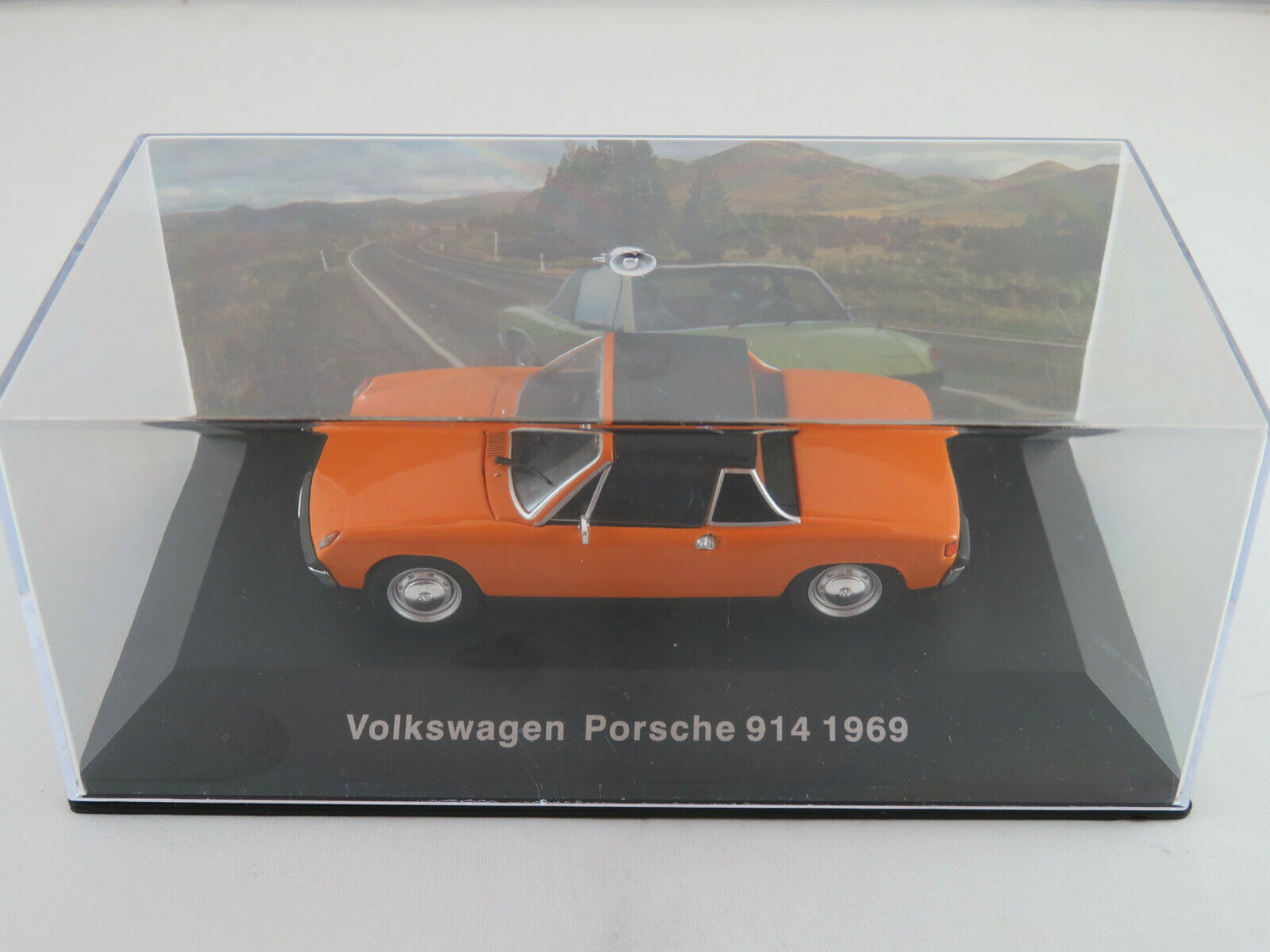 Miniature Porsche 914 Targa 1969 - Marque Solido - Échelle 1:43 - Couleur Orange - Neuf