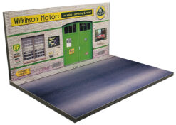 Alternative view of Lotus diorama garage Wilkinson Motors  1:43