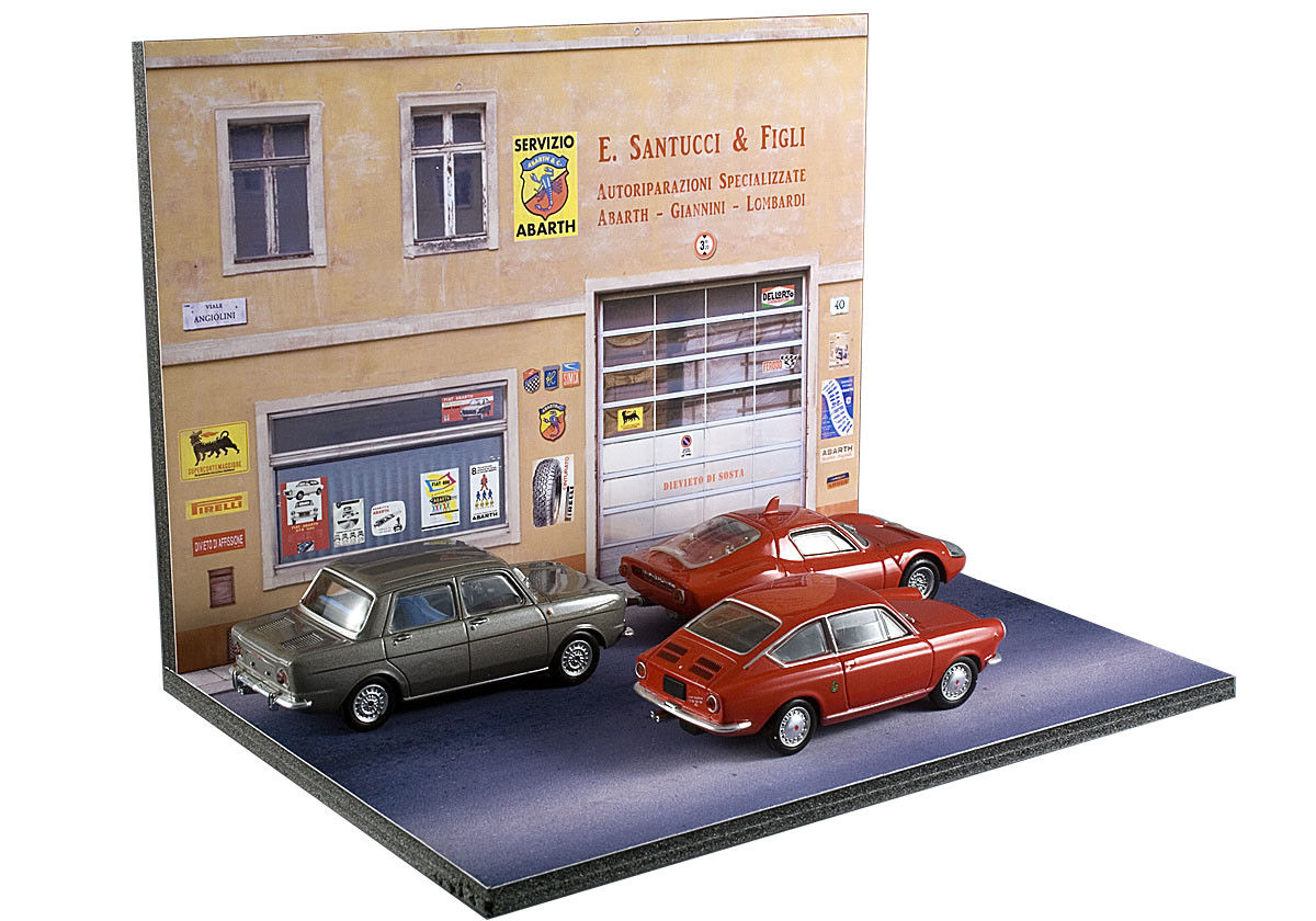 Abarth diorama garage E. Santucci & Figli 1:43 - Image 4