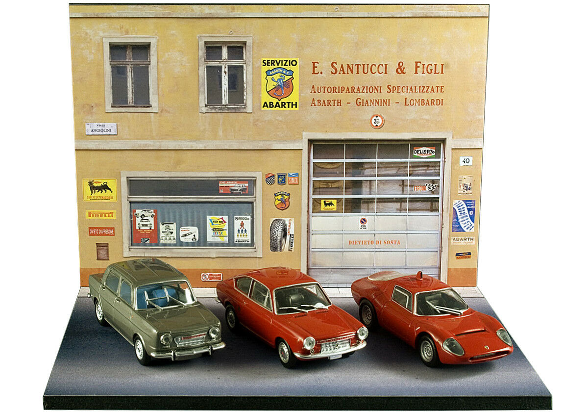 Abarth diorama garage E. Santucci & Figli 1:43 - Image 5