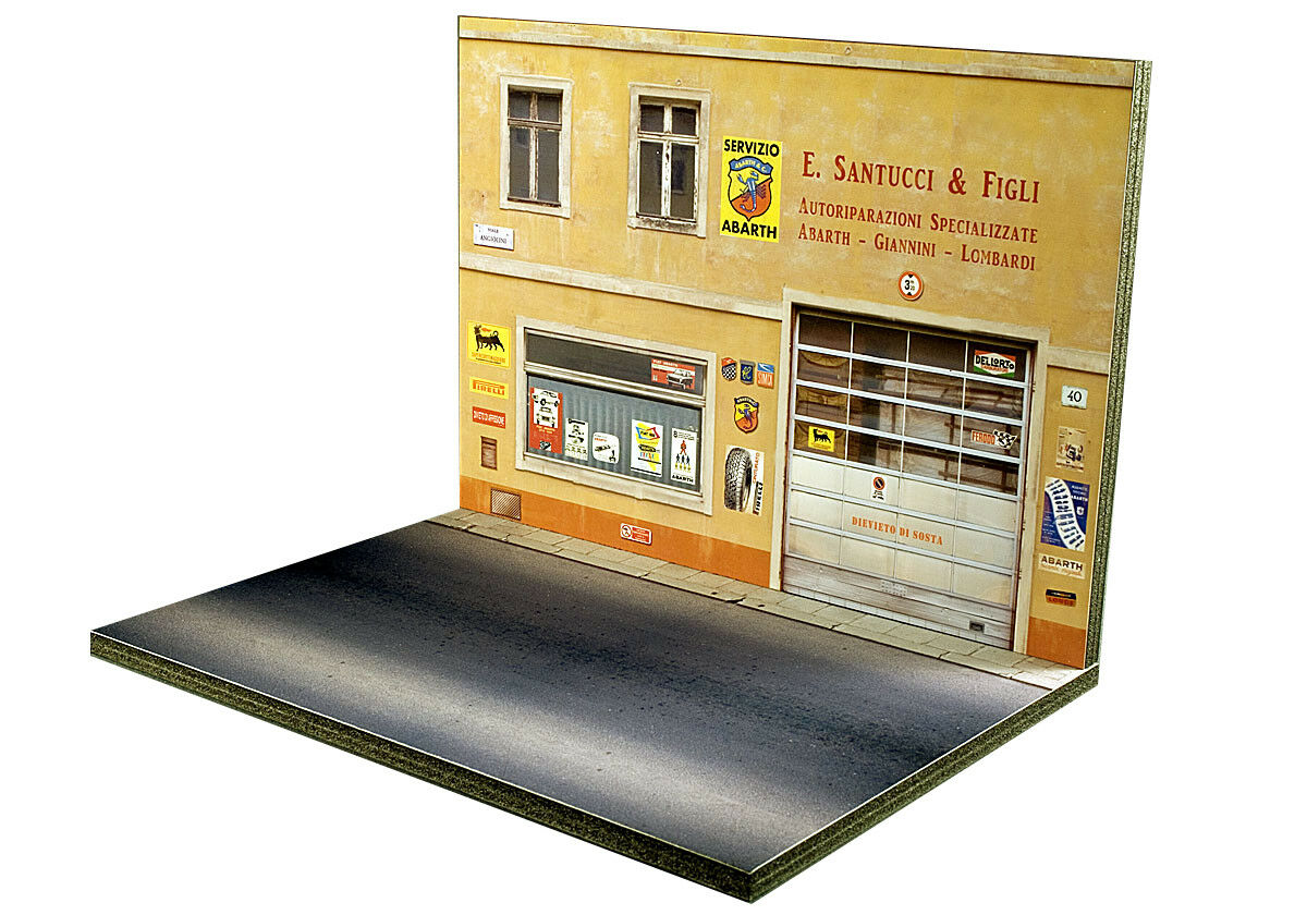 Abarth diorama garage E. Santucci & Figli 1:43 - Image 3