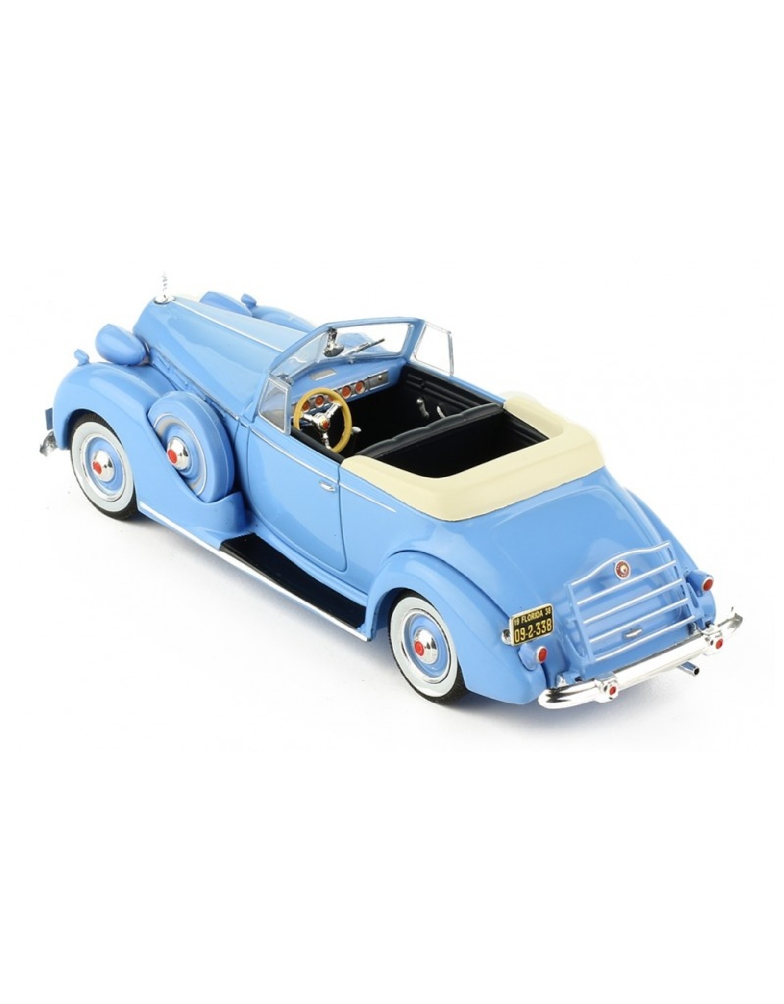 Packard Victoria convertible 1938 blue 1:43 - Image 2
