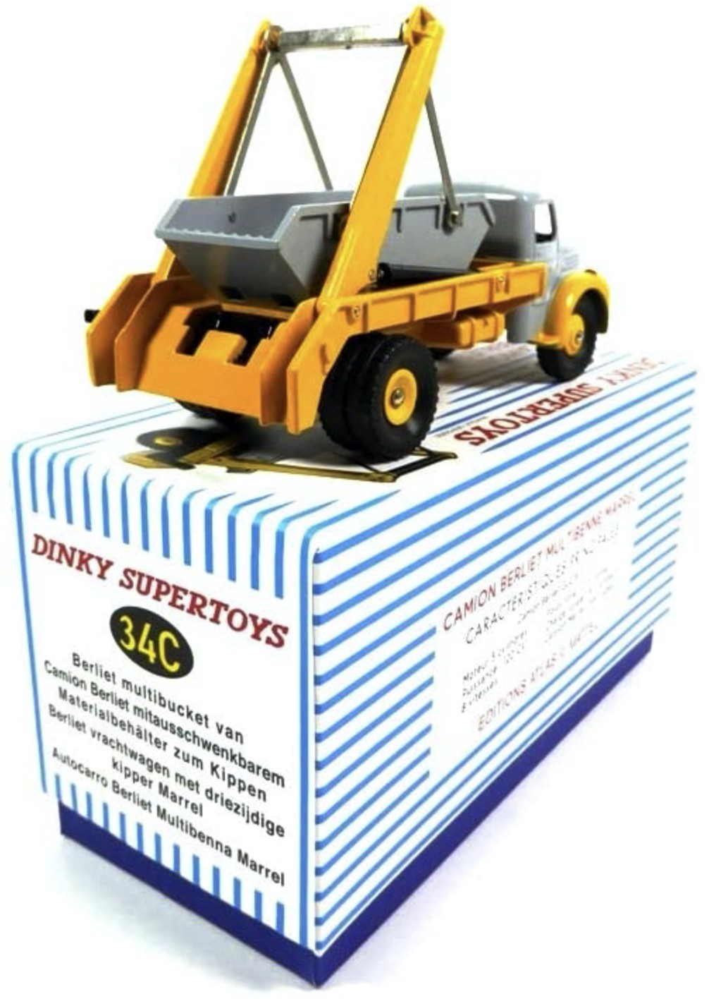 Collection Berliet N°85 – GLB 5B 4x4 Diesel Benne Marrel 1955, 1/43 Hachette