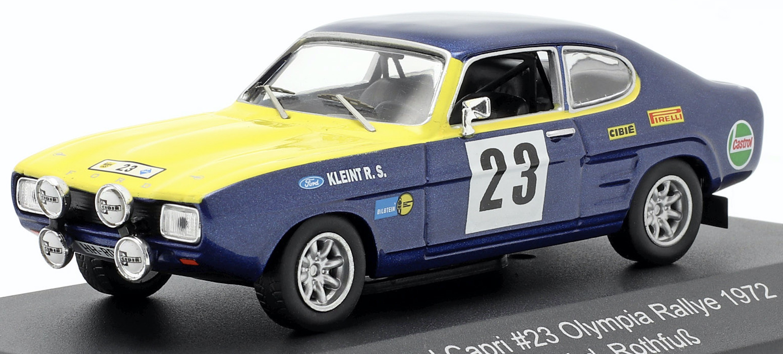 Ford Capri Olympia Rally 1972 #23 Röhrl/Rothfuss 1:43