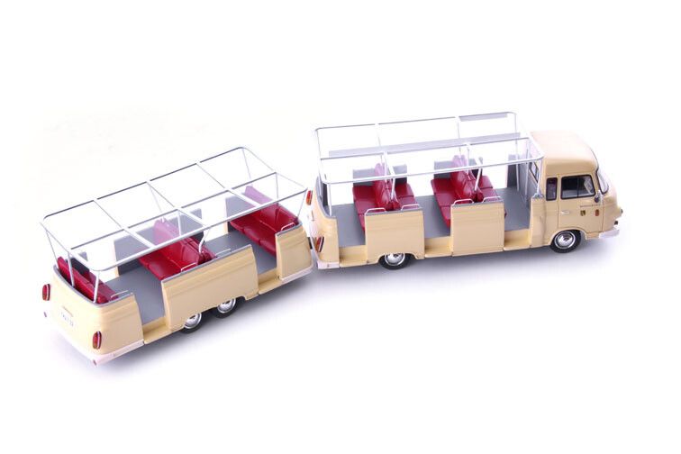 Barkas B 1000 Aussichtswagen Express 800 1965 light yellow 1:43 - Image 2