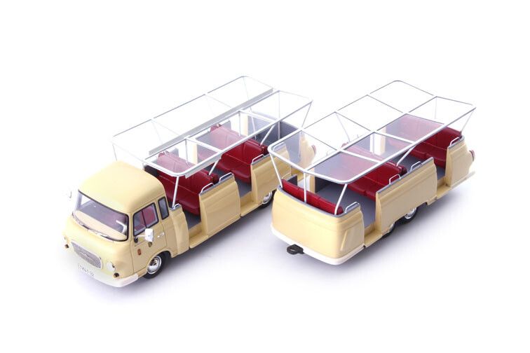 Barkas B 1000 Aussichtswagen Express 800 1965 light yellow 1:43 - Image 3