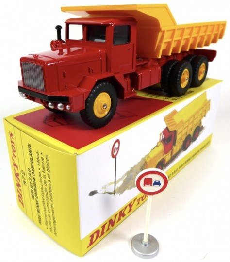 Camion Berliet GBO Benne Basculante – Dinky Toys Atlas 1/43 – Réf 572 (occasion)