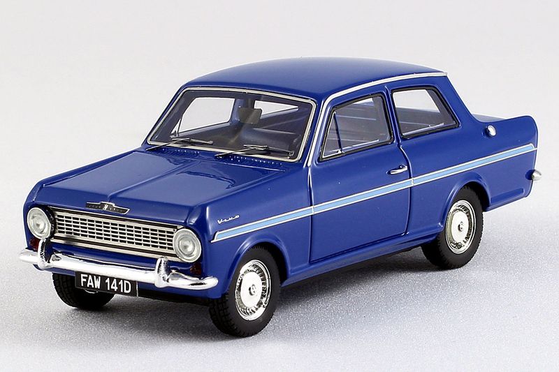Vauxhall Viva HA SL90 1966 Meteor Blue/Pacific Blue 1:43