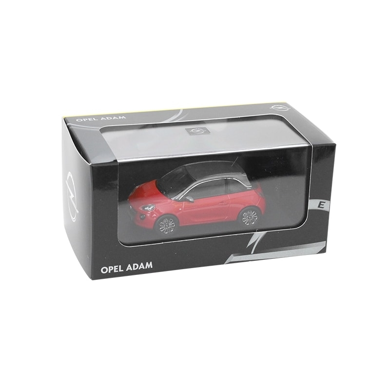 Opel Adam 2018 fire red / light grey 1:43 - Image 3
