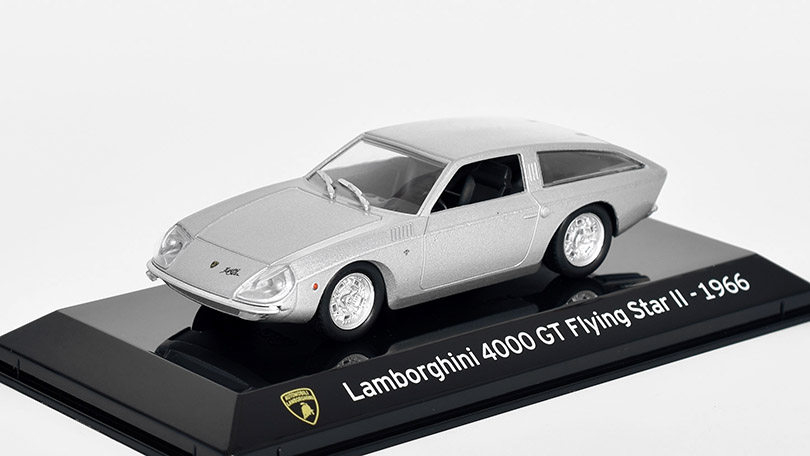 Lamborghini 4000 GT Flying Star II 1966 silver 1:43