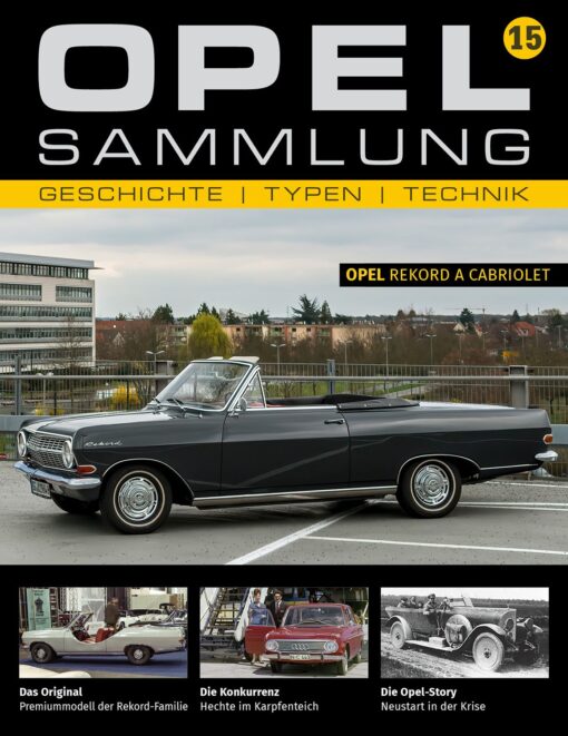 Opel Rekord A Deutsch Cabriolet 1964 grey  1:24 - Image 2