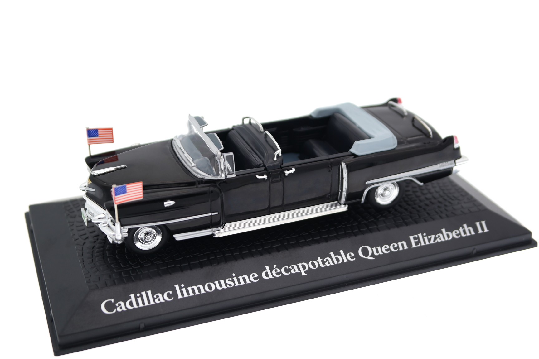 Cadillac Limousine decapotable Queen Elizabeth II black 1:43