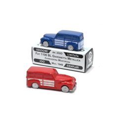 Fiat 1100 BL Giardinetta Metallica Carrozzeria Monterosa blue 1:76