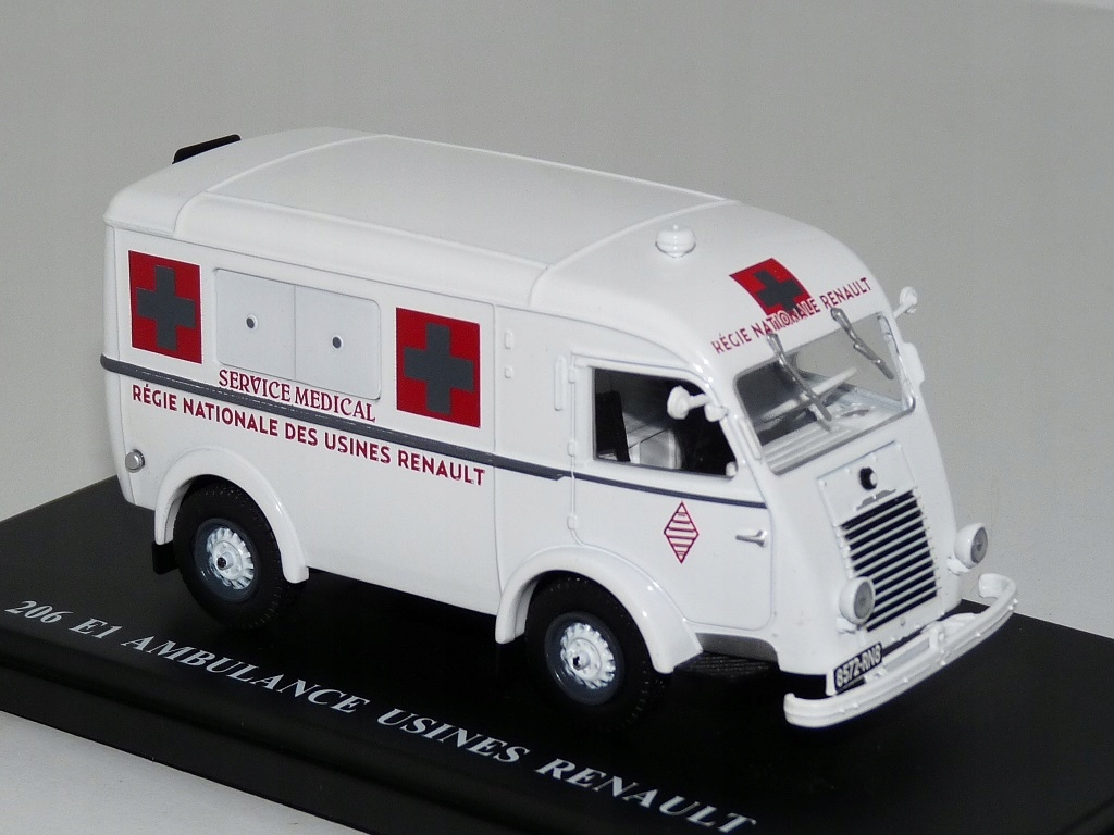 Renault 206 E1 Ambulance Usines Renault 1959 1:43