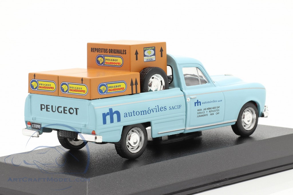 Peugeot 403 T4B - RH Automotores 1967 blue 1:43 - Image 2