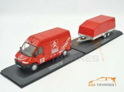 Lot Rallye Citroën Jumper 2.8 HDI + Remorque + Xsara WRC 2002 – échelle 1/43