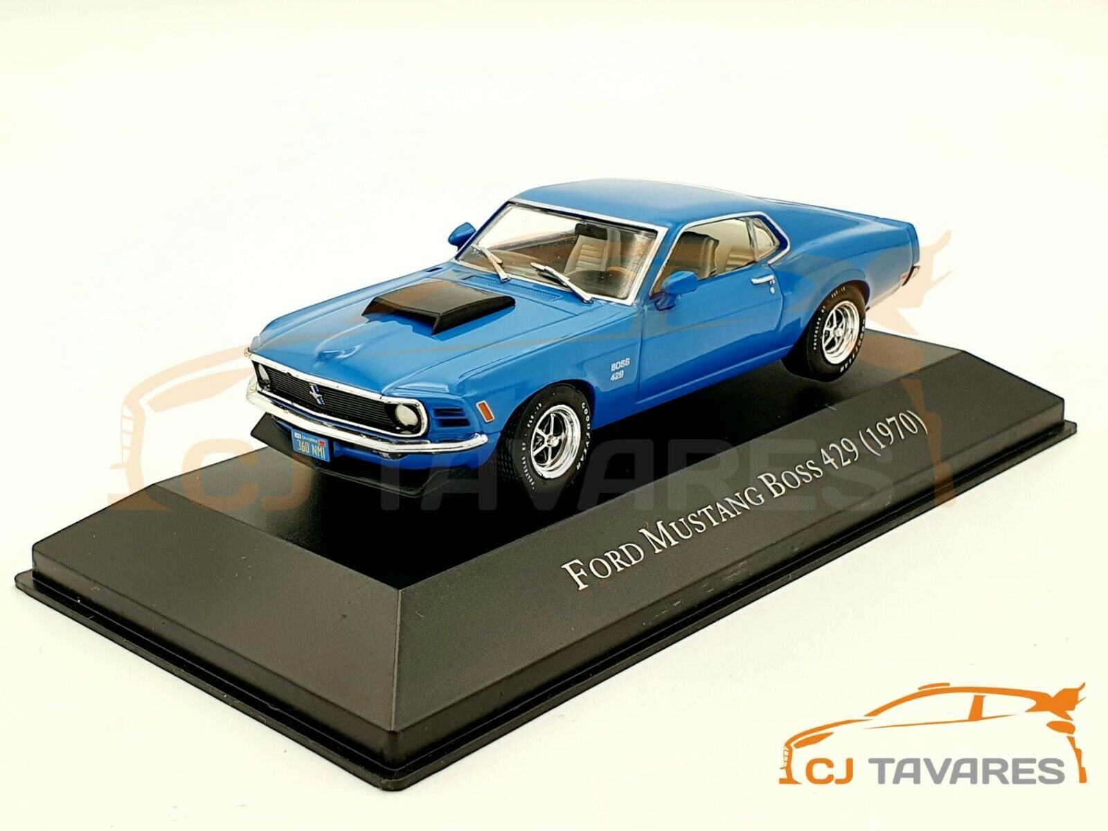 spark MINIMAX 限定版 FORD MUSTANG BOSS 429 Ford Mustang Boss 429 1970 blue 1:43 – Traffic Modelcars
