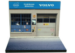 Volvo diorama garage Frederiksson Bilservice  1:43