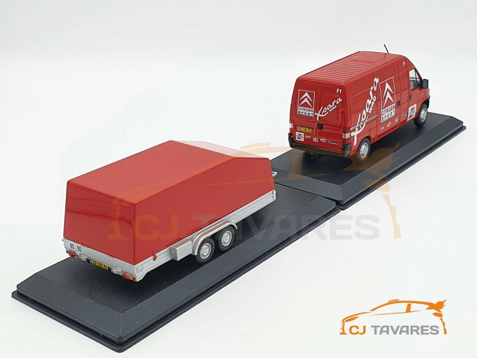 Citroen Jumper 2.8 Hdi + trailer Citroen Sport WRC 2001 1:43 - Image 2