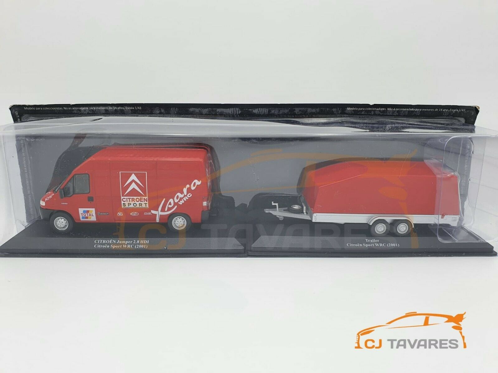 Citroen Jumper 2.8 Hdi + trailer Citroen Sport WRC 2001 1:43 - Image 3