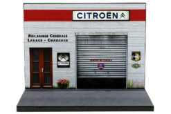 Citroen diorama garage 1:43