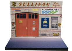 Austin Rover diorama garage Sullivan Motor Repairs  1:43