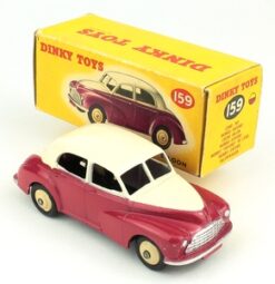 Morris Oxford saloon ivory/red  1:43