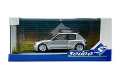 Alternative view of Peugeot 205 GTI with Dimma Bodykit gris futura 1:43