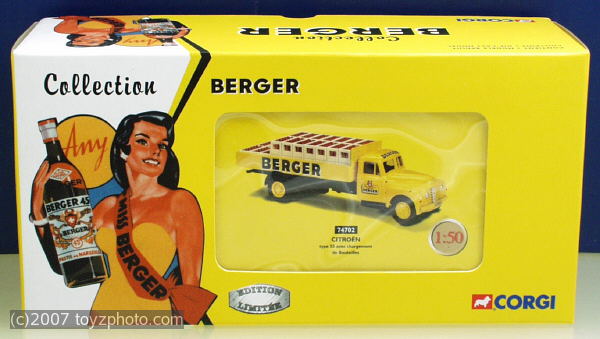 Corgi 1/50 Citroën Type 55 Camion Avec Bouteilles – Série Limitée – Occasion