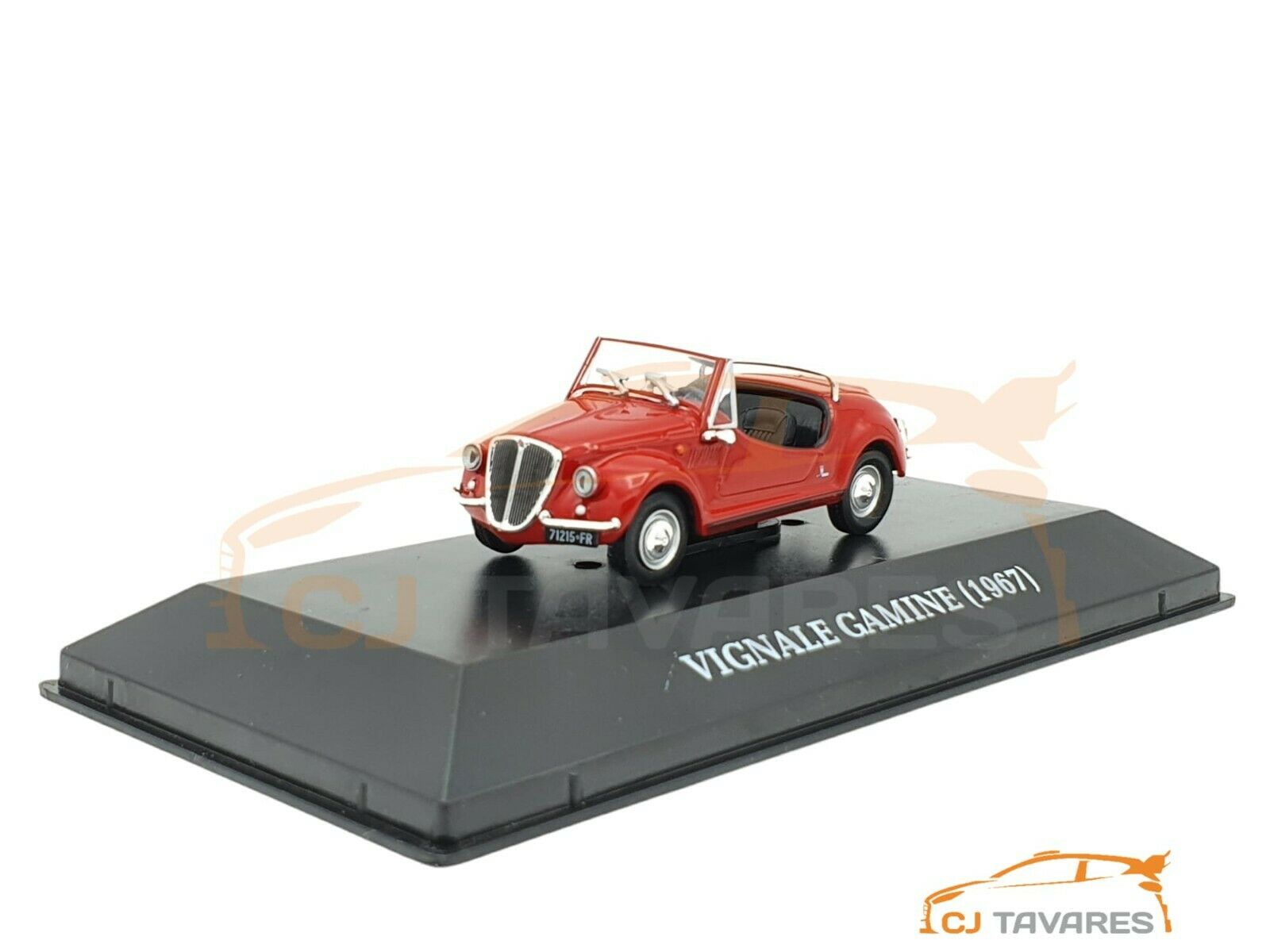 Fiat 500 Vignale Gamine 1967 red 1:43