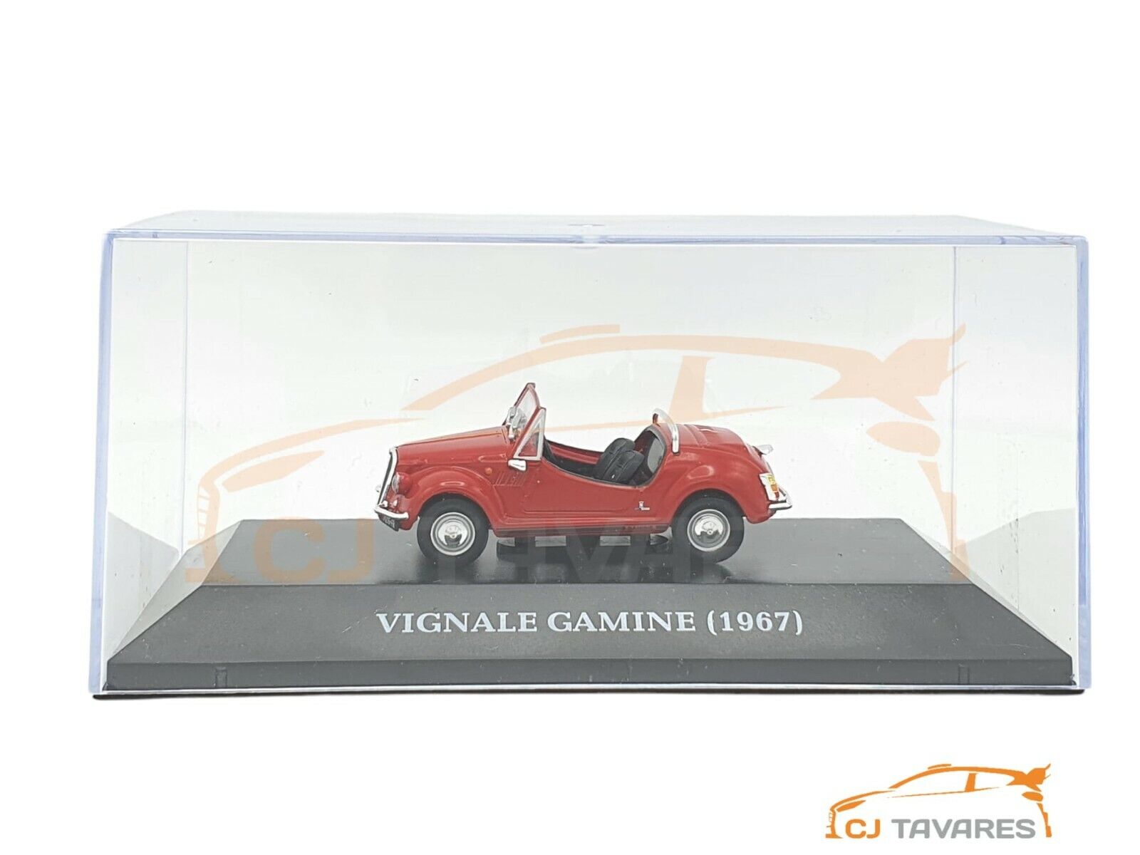 Fiat 500 Vignale Gamine 1967 red 1:43 - Image 3
