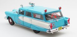 Alternative view of Edsel Villager 4-door stationwagon Ambulance 1958 blue/white 1:43