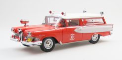 Edsel Roundup 2-door Station Wagon Ambulance 1958 red/white 1:43